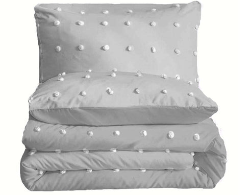 The White Moss Desert Rose Microfiber Winter Comforter With Pillow Covers