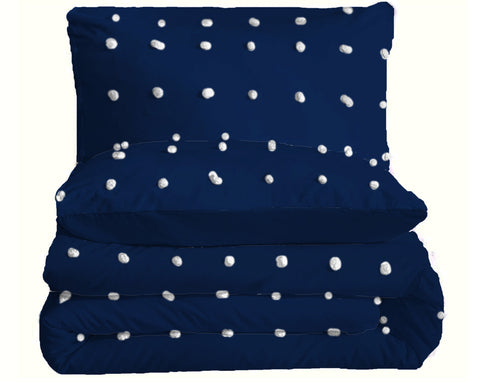 The White Moss Desert Rose Microfiber Winter Comforter With Pillow Covers