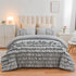River Ruffles Double Bed Microfibre Comforter With 2 Pillow Covers- Easy care-Hypoallergenic