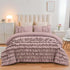 River Ruffles Double Bed Microfibre Comforter With 2 Pillow Covers- Easy care-Hypoallergenic
