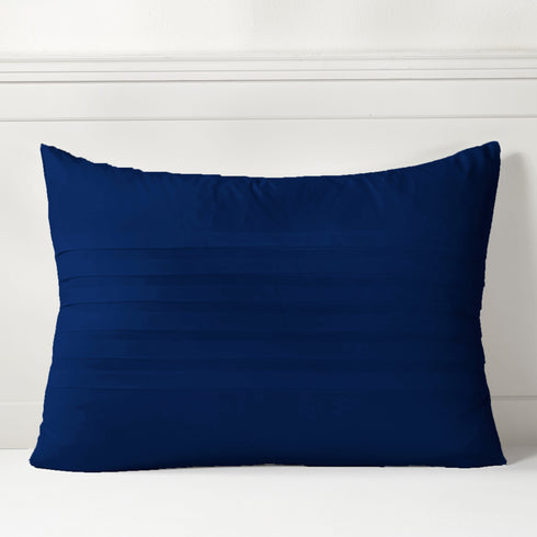 Dorm Pretty Pleats Double Bed Microfibre Comforter With 2 Pillow Covers- Easy care-Hypoallergenic