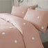 The White Moss Desert Rose Microfiber Winter Comforter With Pillow Covers