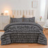 River Ruffles Double Bed Microfibre Comforter With 2 Pillow Covers- Easy care-Hypoallergenic