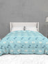 The White Moss Soft Cotton Ida Double Bedsheet With 2 Pillow Covers