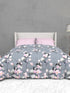 The White Moss Soft Cotton Ida Double Bedsheet With 2 Pillow Covers