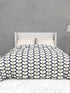 The White Moss Soft Cotton Ida Double Bedsheet With 2 Pillow Covers-2