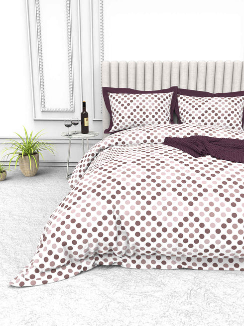 Tuscan Summer 100% Cotton King Size Bedsheet with 2 Pillow Covers -1