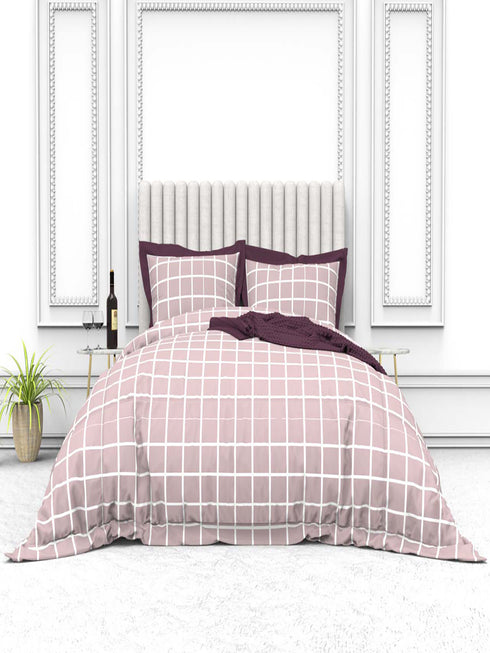 Tuscan Summer 100% Cotton King Size Bedsheet with 2 Pillow Covers -1