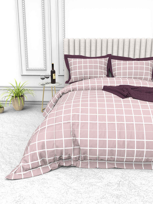 Tuscan Summer 100% Cotton King Size Bedsheet with 2 Pillow Covers -1