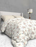 The White Moss Soft Cotton Ida Double Bedsheet With 2 Pillow Covers-2