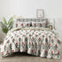 The White Moss Hannah Reversible Print Pinch Pleat AC Comforter With Pillow Cover