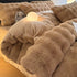 FAUX FUR WINTER QUILT KING SIZE