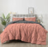 The White Moss Rosalie Reversible Pinch Pleat comforter with 2 pillow covers