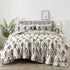 The White Moss Hannah Reversible Print Pinch Pleat AC Comforter With 2 Pillow Cover