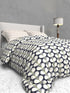 The White Moss Soft Cotton Ida Double Bedsheet With 2 Pillow Covers-2