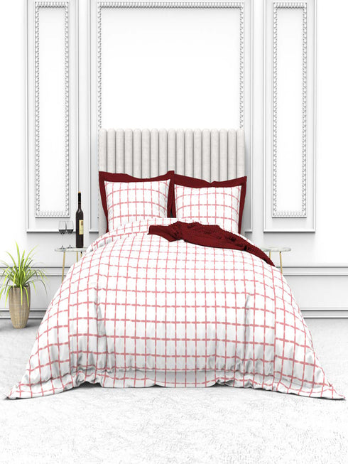 Tuscan Summer 100% Cotton King Size Bedsheet with 2 Pillow Covers -2