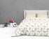 The White Moss Soft Cotton Ida Double Bedsheet With 2 Pillow Covers-2