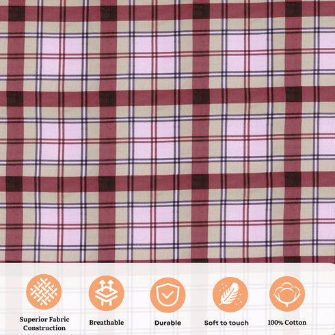 Faith 100% Cotton Satin Double Size Bedsheet with 2 Pillow Covers - Extra Soft - 220 TC Satin Weave - 3