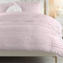 Dorm Pretty Pleats Double Bed Microfibre Comforter With 2 Pillow Covers- Easy care-Hypoallergenic