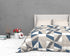 The White Moss Soft Cotton Ida Double Bedsheet With 2 Pillow Covers-2