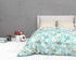 The White Moss Soft Cotton Ida Double Bedsheet With 2 Pillow Covers