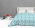 The White Moss Soft Cotton Ida Double Bedsheet With 2 Pillow Covers