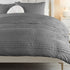 Dorm Pretty Pleats Double Bed Microfibre Comforter With 2 Pillow Covers- Easy care-Hypoallergenic