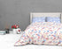 The White Moss Soft Cotton Ida Double Bedsheet With 2 Pillow Covers