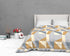 The White Moss Soft Cotton Ida Double Bedsheet With 2 Pillow Covers