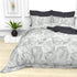Christie 100% Cotton Striped Satin 220 TC King size Bed Linen Set with 4 Pillow Covers -1