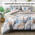 The White Moss Hannah Reversible Print Pinch Pleat AC Comforter With Pillow Cover