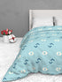 The White Moss Soft Cotton Ida Double Bedsheet With 2 Pillow Covers