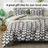 The White Moss Hannah Reversible Print Pinch Pleat AC Comforter With Pillow Cover