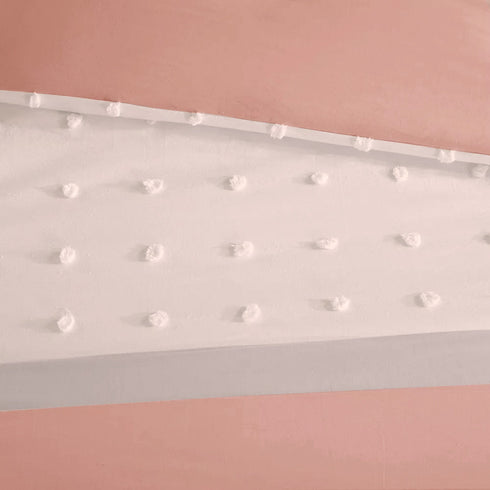 Kai Pom Pom Double Bed Microfiber Winter Comforter With 2 Pillow Covers