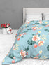 The White Moss Soft Cotton Ida Double Bedsheet With 2 Pillow Covers-2