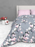 The White Moss Soft Cotton Ida Double Bedsheet With 2 Pillow Covers