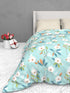 The White Moss Soft Cotton Ida Double Bedsheet With 2 Pillow Covers