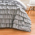 River Ruffles Double Bed Microfibre Comforter With 2 Pillow Covers- Easy care-Hypoallergenic