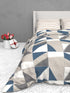 The White Moss Soft Cotton Ida Double Bedsheet With 2 Pillow Covers-2