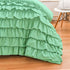 River Ruffles Double Bed Microfibre Comforter With 2 Pillow Covers- Easy care-Hypoallergenic