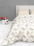The White Moss Soft Cotton Ida Double Bedsheet With 2 Pillow Covers-2