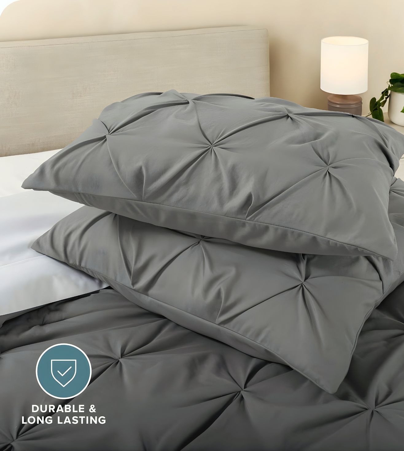 Marquis Pinch Pleat Comforter With Pillow Cover/s