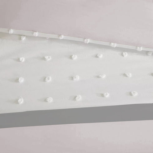 Kai Pom Pom Double Bed Microfiber Winter Comforter With 2 Pillow Covers