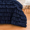 River Ruffles Double Bed Microfibre Comforter With 2 Pillow Covers- Easy care-Hypoallergenic