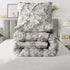 The White Moss Hannah Reversible Print Pinch Pleat Winter Comforter With Pillow Covers