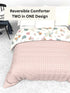 The White moss IDA Luxurious Super Soft AC Reversible Comforter