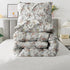 The White Moss Hannah Reversible Print Pinch Pleat AC Comforter With Pillow Cover