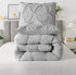 The White Moss Rosalie Reversible Pinch Pleat Winter comforter with pillow covers