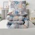 The White Moss Hannah Reversible Print Pinch Pleat Winter Comforter With Pillow Covers