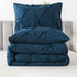 Marquis Luxurious Pinch Pleated Winter Comforter With Pillow Shams